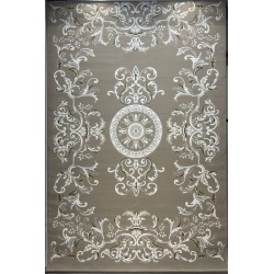 Turkish Deluxe Rug 9688E brown Cream Size 400*500