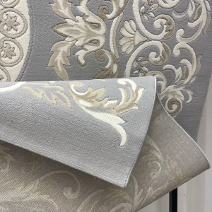 Turkish Deluxe Rug 9688E silver Cream Size 200*200