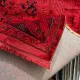 سجاد تركي بخارى قندهار افغاني P1450 احمر غامق مقاس 50*80
