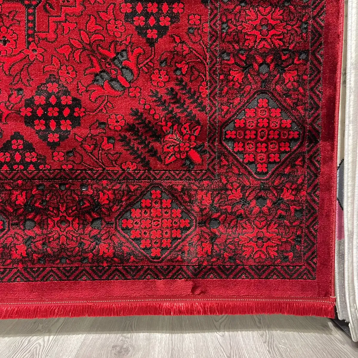 سجاد تركي بخارى قندهار افغاني P1661 احمر غامق مقاس 50*80 سجاد تركي بخارى قندهار افغاني P1661 احمر غامق مقاس 50*80
