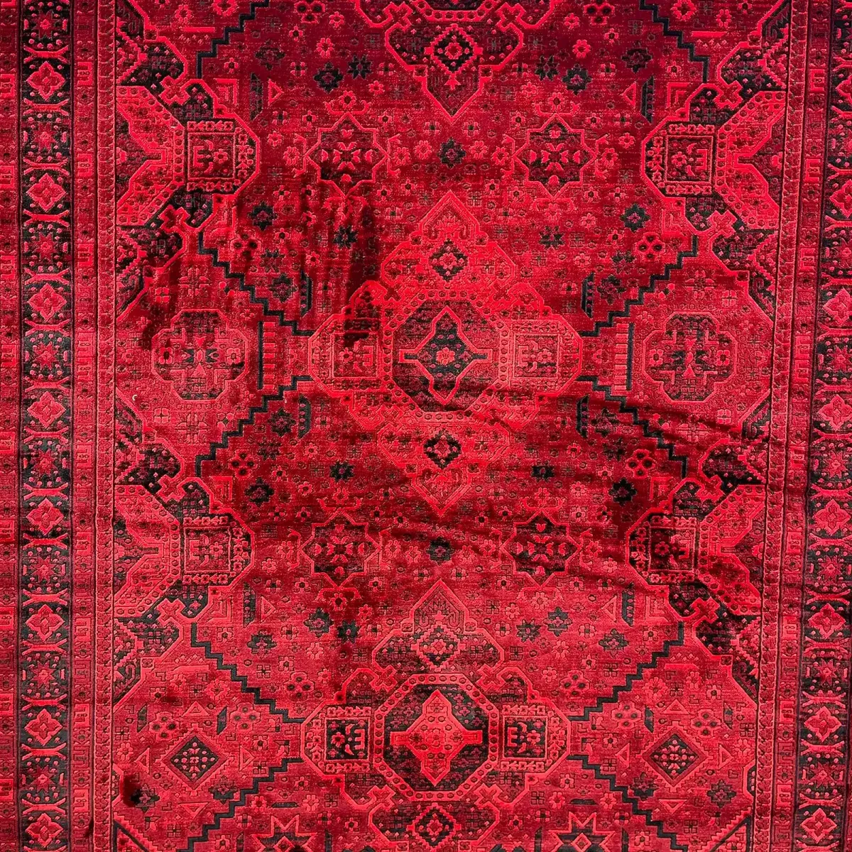 سجاد تركي بخارى قندهار افغاني P1665 احمر غامق مقاس 50*80 سجاد تركي بخارى قندهار افغاني P1665 احمر غامق مقاس 50*80