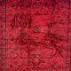 سجاد تركي بخارى قندهار افغاني P1665 احمر غامق مقاس 250*350