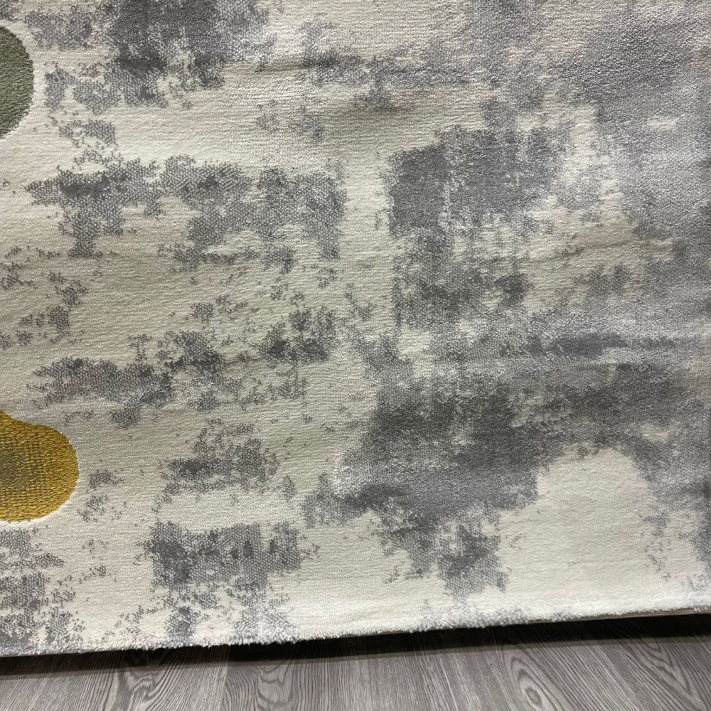 سجاد تركي اطفال كيدز 40679A اللون ابيض رصاصي فاتح مقاس 250*350