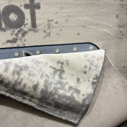 سجاد تركي اطفال كيدز 40680A اللون ابيض رصاصي فاتح مقاس 300*400