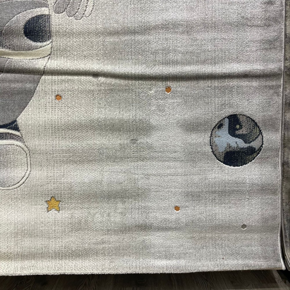 سجاد تركي اطفال كيدز 40683A اللون ابيض رصاصي فاتح مقاس 80*150 سجاد تركي اطفال كيدز 40683A اللون ابيض رصاصي فاتح مقاس 80*150