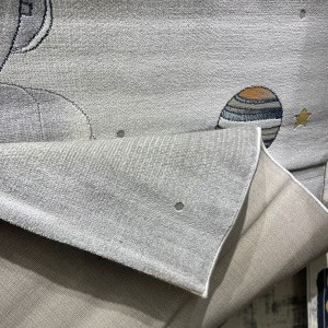 سجاد تركي اطفال كيدز 40683A اللون ابيض رصاصي فاتح مقاس 80*150 سجاد تركي اطفال كيدز 40683A اللون ابيض رصاصي فاتح مقاس 80*150