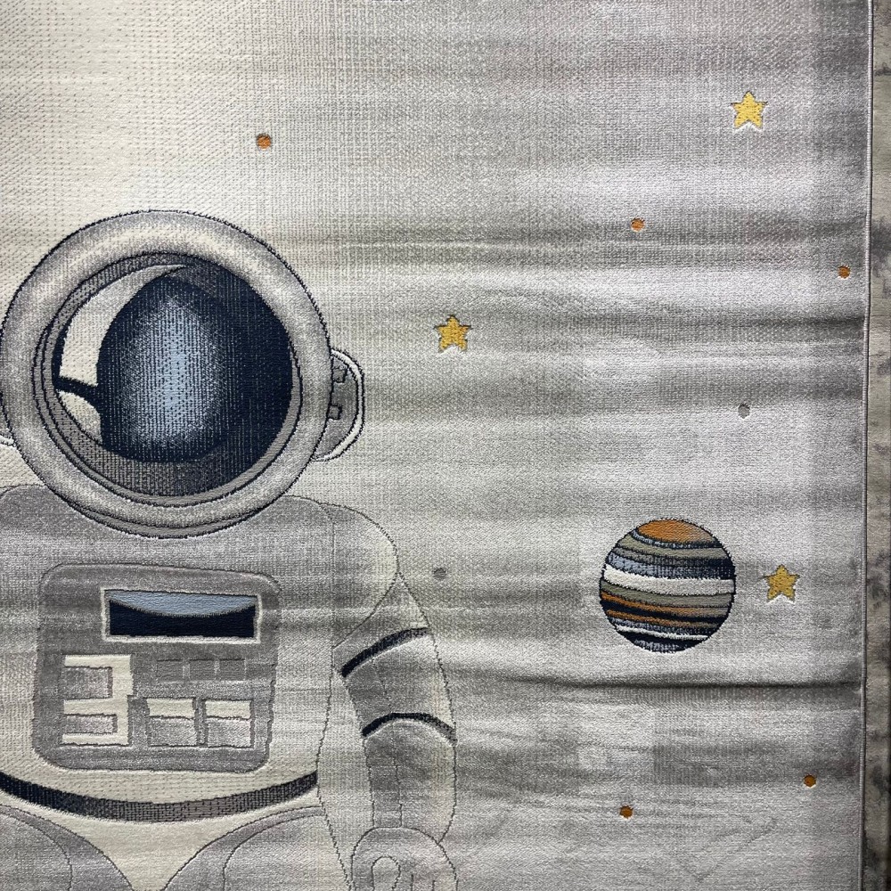 سجاد تركي اطفال كيدز 40683A اللون ابيض رصاصي فاتح مقاس 80*150 سجاد تركي اطفال كيدز 40683A اللون ابيض رصاصي فاتح مقاس 80*150