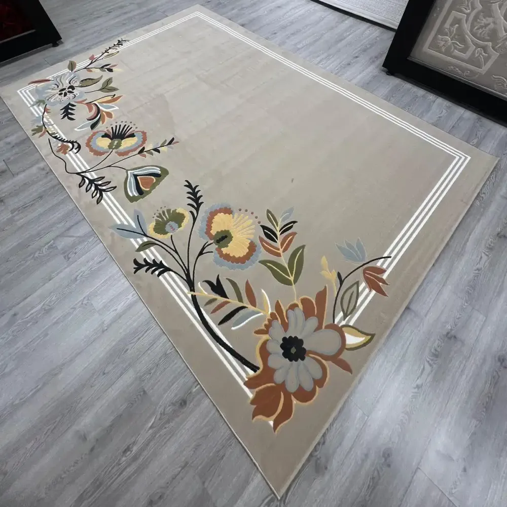 سجاد تركي المصممين نوفا 9938A بني كريم مقاس 100*200