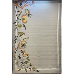 سجاد تركي المصممين نوفا 9938A كريم سيلفر مقاس 100*200
