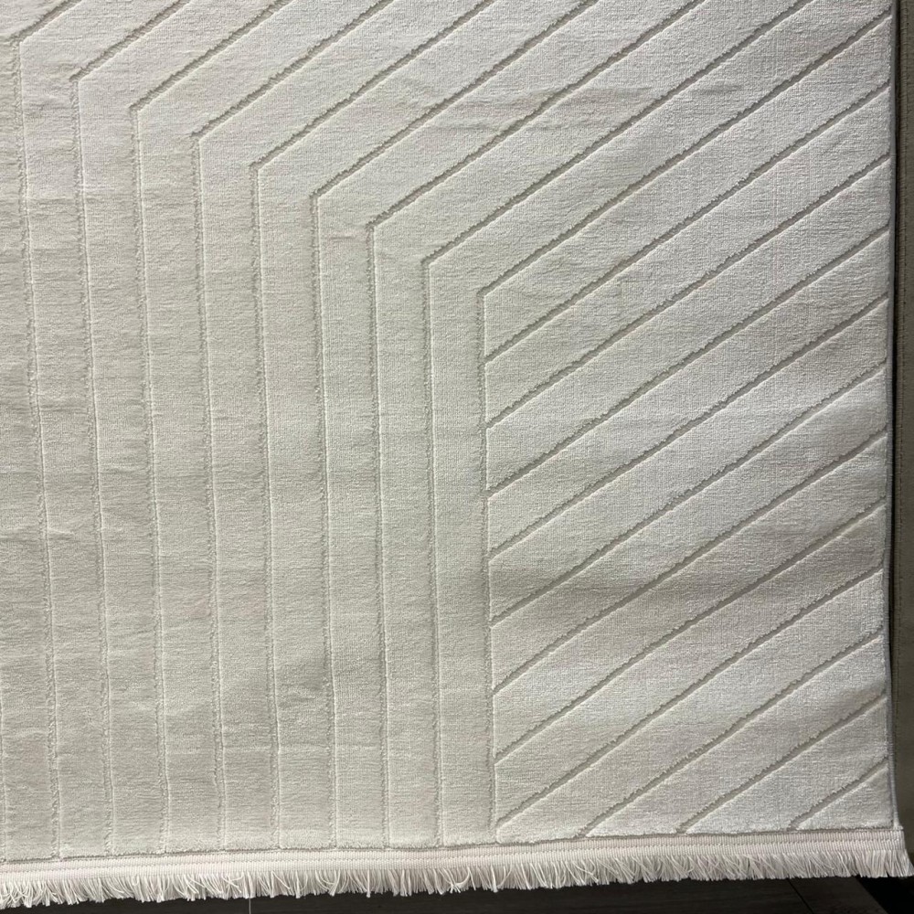 سجاد تركي شفاء 39803A اللون كريم مقاس 100*300