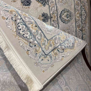 سجاد تركي ايراني لوكس 7604H لون سماوي مقاس 300*500