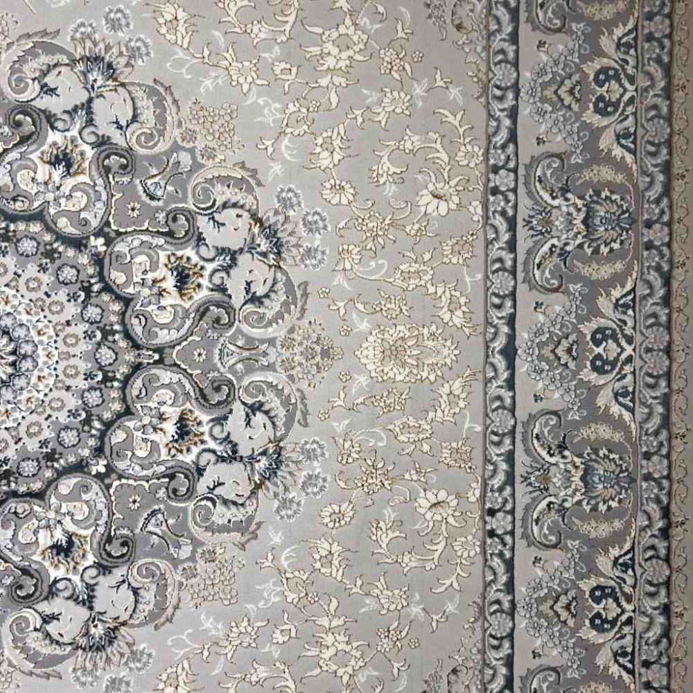 سجاد تركي ايراني لوكس 8024H لون سماوي مقاس 50*80