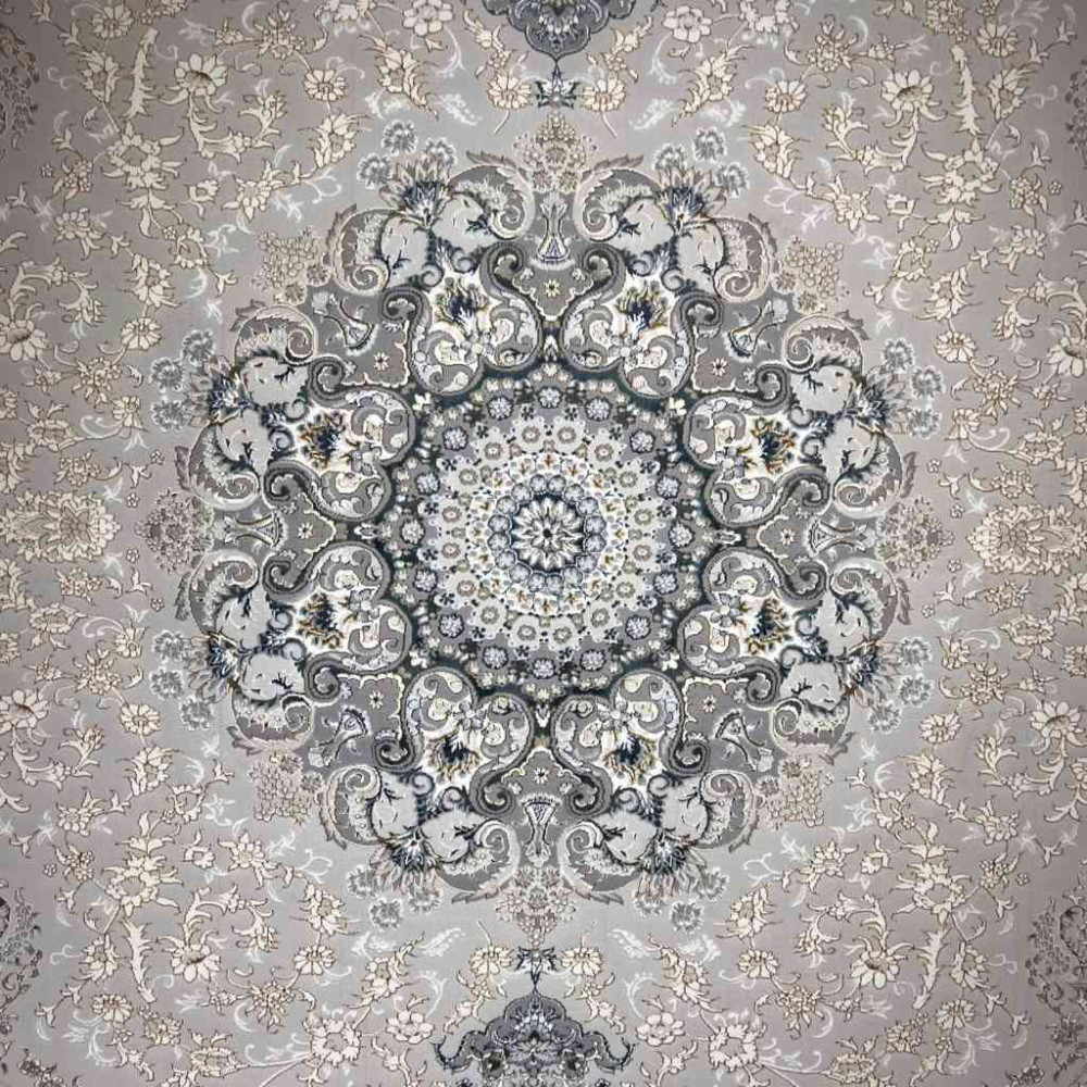 سجاد تركي ايراني لوكس 8024H لون سماوي مقاس 50*80