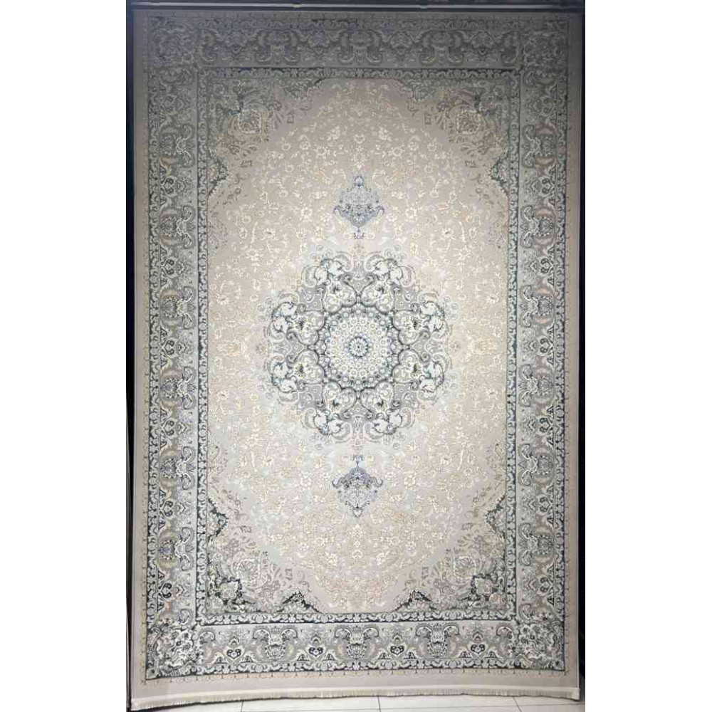 سجاد تركي ايراني لوكس 9024H لون سماوي مقاس 50*80