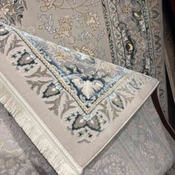 سجاد تركي ايراني لوكس 9054H لون سماوي مقاس 300*500