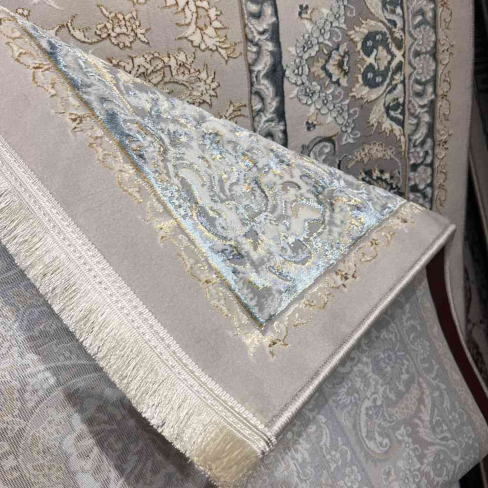 سجاد تركي ايراني لوكس 8024H لون ذهبي مقاس 50*80