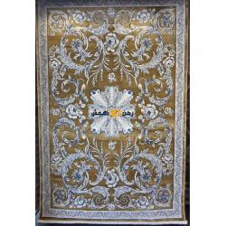 سجاد تركي الفاخر نقش فرنسي 34202A لون ذهبي مقاس 80*150 سجاد تركي الفاخر نقش فرنسي 34202A لون ذهبي مقاس 80*150