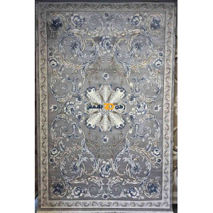سجاد تركي الفاخر نقش فرنسي 34202A لون رصاصي مقاس 100*300