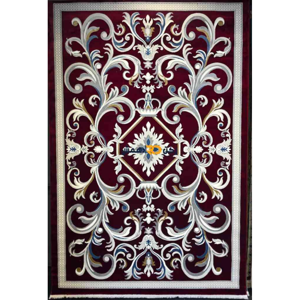 سجاد تركي الفاخر نقش فرنسي 40642A لون احمر مقاس 80*150