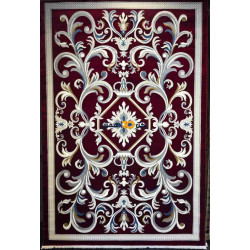 سجاد تركي الفاخر نقش فرنسي 40642A لون احمر مقاس 80*150 سجاد تركي الفاخر نقش فرنسي 40642A لون احمر مقاس 80*150