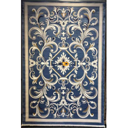 سجاد تركي الفاخر نقش فرنسي 40642A لون سماوي مقاس 80*150 سجاد تركي الفاخر نقش فرنسي 40642A لون سماوي مقاس 80*150