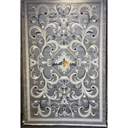 سجاد تركي الفاخر نقش فرنسي 40642A لون رصاصي مقاس 80*150 سجاد تركي الفاخر نقش فرنسي 40642A لون رصاصي مقاس 80*150