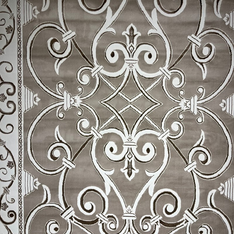 سجاد تركي عنتاب 8487A بيج غامق مقاس 250*350