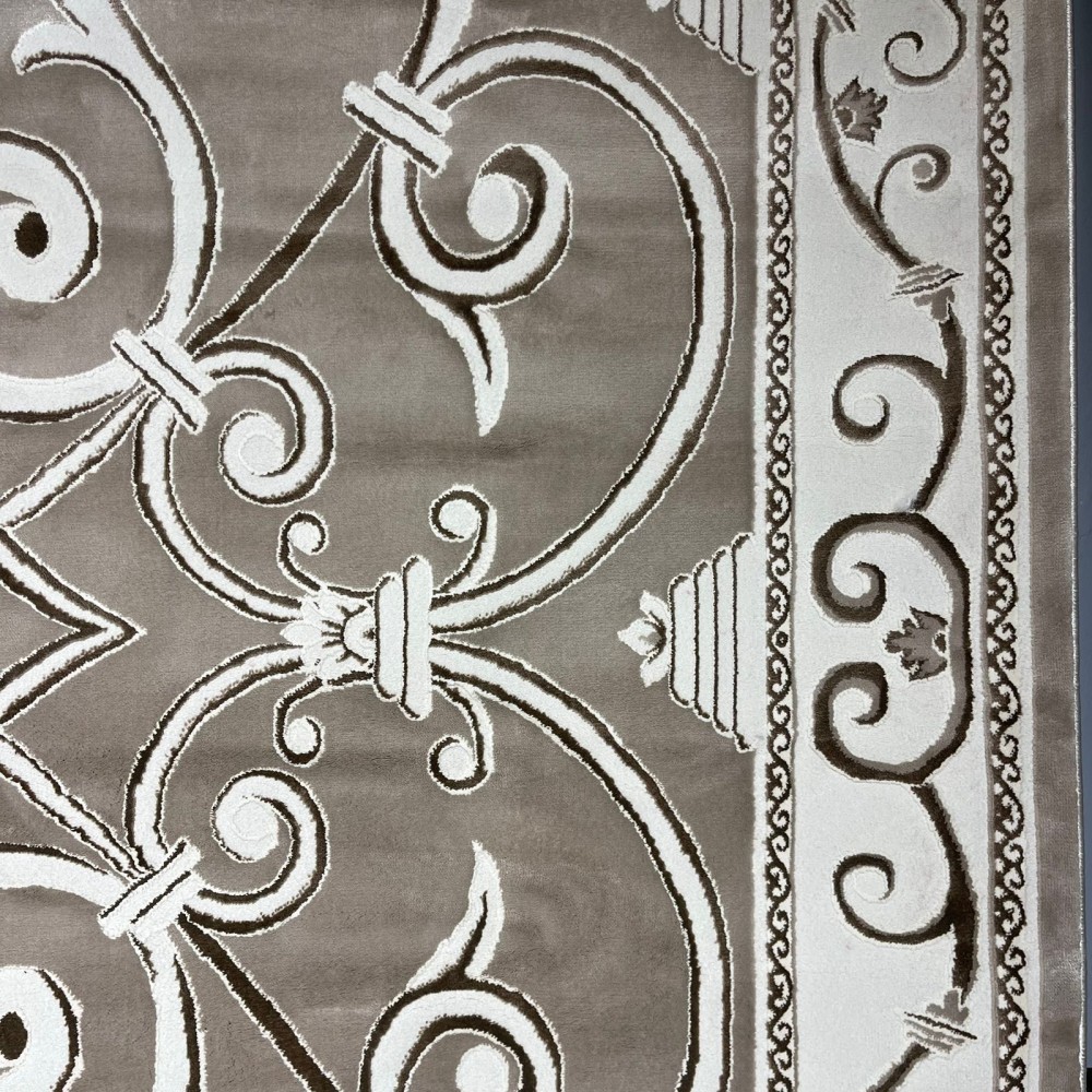 سجاد تركي عنتاب 8487A بيج غامق مقاس 400*500