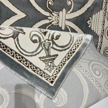 سجاد تركي عنتاب 8487A رصاصي مقاس 80*150