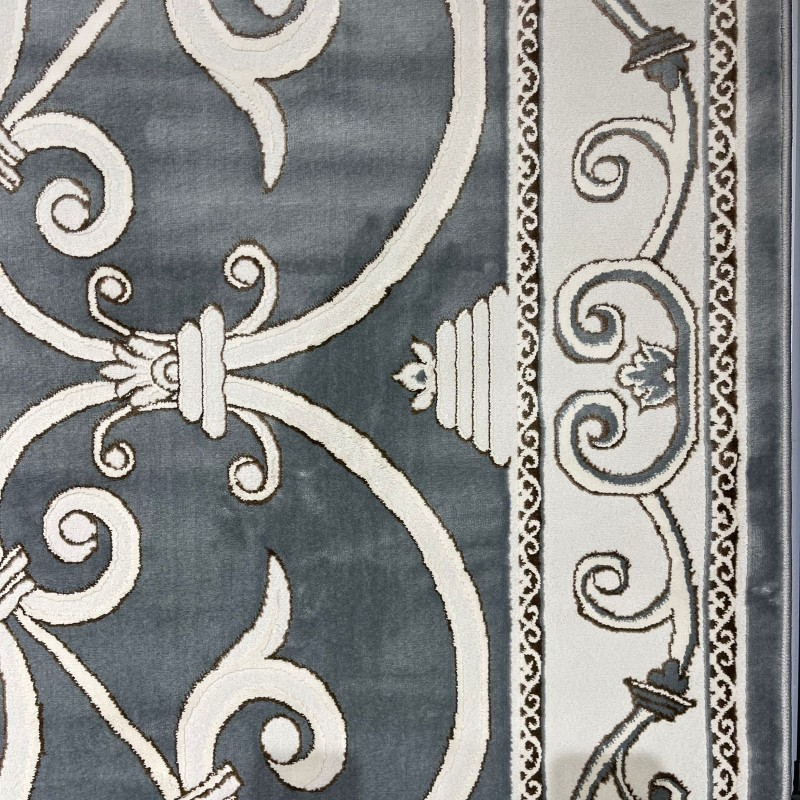 سجاد تركي عنتاب 8487A رصاصي مقاس 80*150