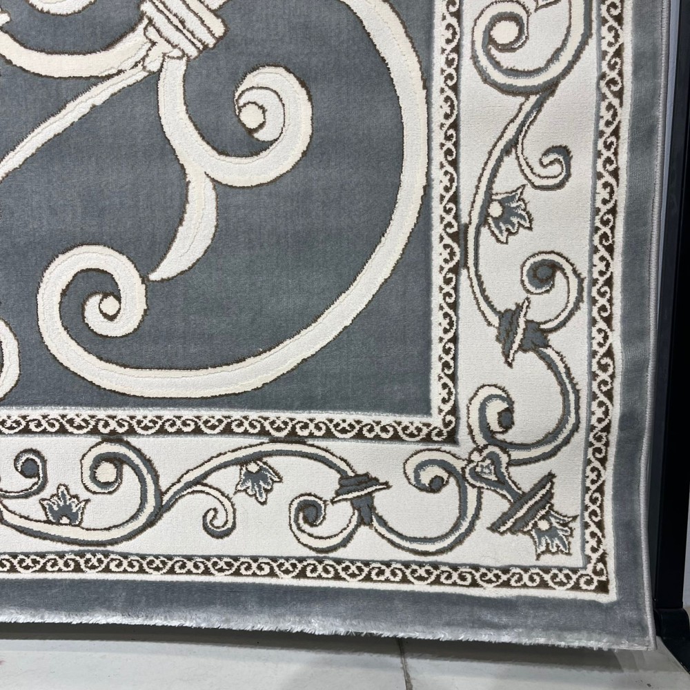 سجاد تركي عنتاب 8487A رصاصي مقاس 50*80 سجاد تركي عنتاب 8487A رصاصي مقاس 50*80