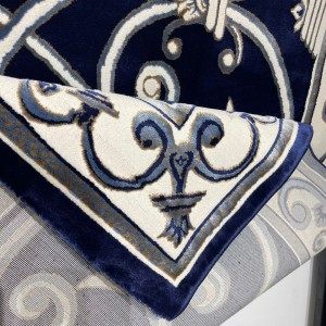 سجاد تركي عنتاب 8487A كحلي مقاس 400*500