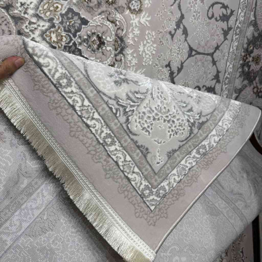 سجاد تركي ارموني 8614K رصاصي فاتح مقاس 50*80