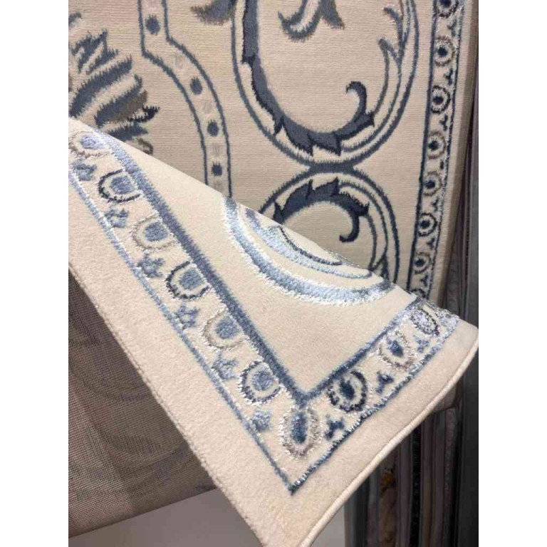 سجاد بانكو تركي 0003A لون سماوي مقاس 100*200