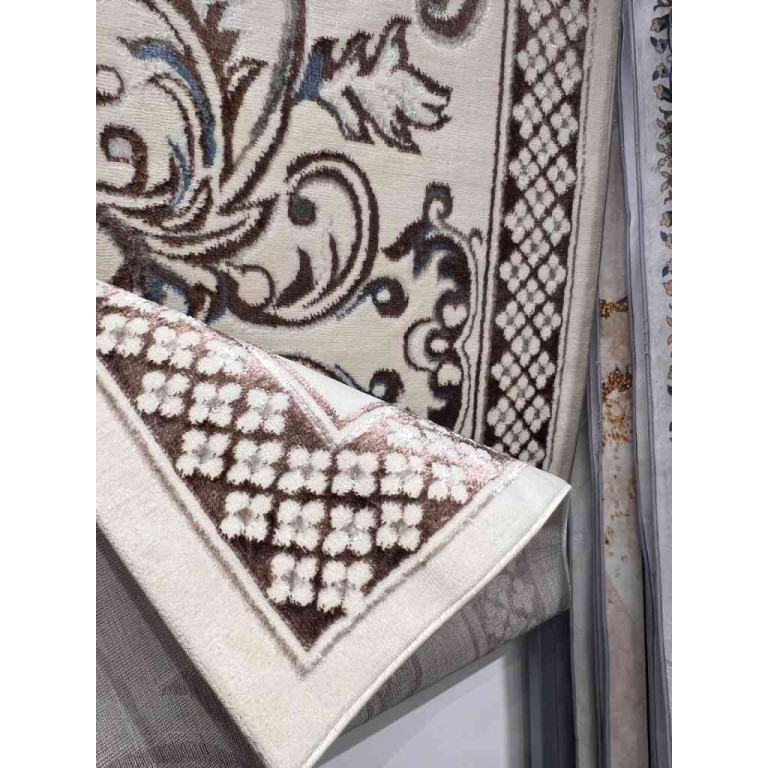سجاد بانكو تركي 0001A لون كابتشينو مقاس 100*200