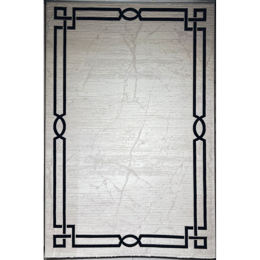 Turkish rug barwaz frame 9224A black size 100*300 Turkish rug barwaz frame 9224A black size 100*300