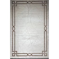 Turkish rug barwaz frame 9224A brown size 300*400