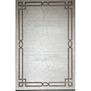 Turkish rug barwaz frame 9224A brown size 300*400