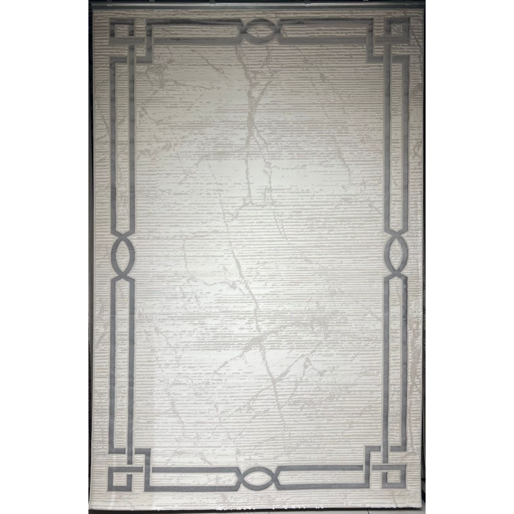 Turkish rug barwaz frame 9224A gray size 100*300 Turkish rug barwaz frame 9224A gray size 100*300