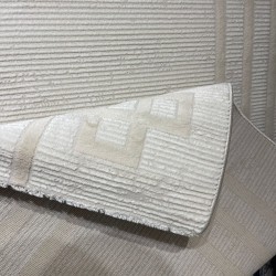 Turkish rug barwaz frame 9134A beige size 100*300