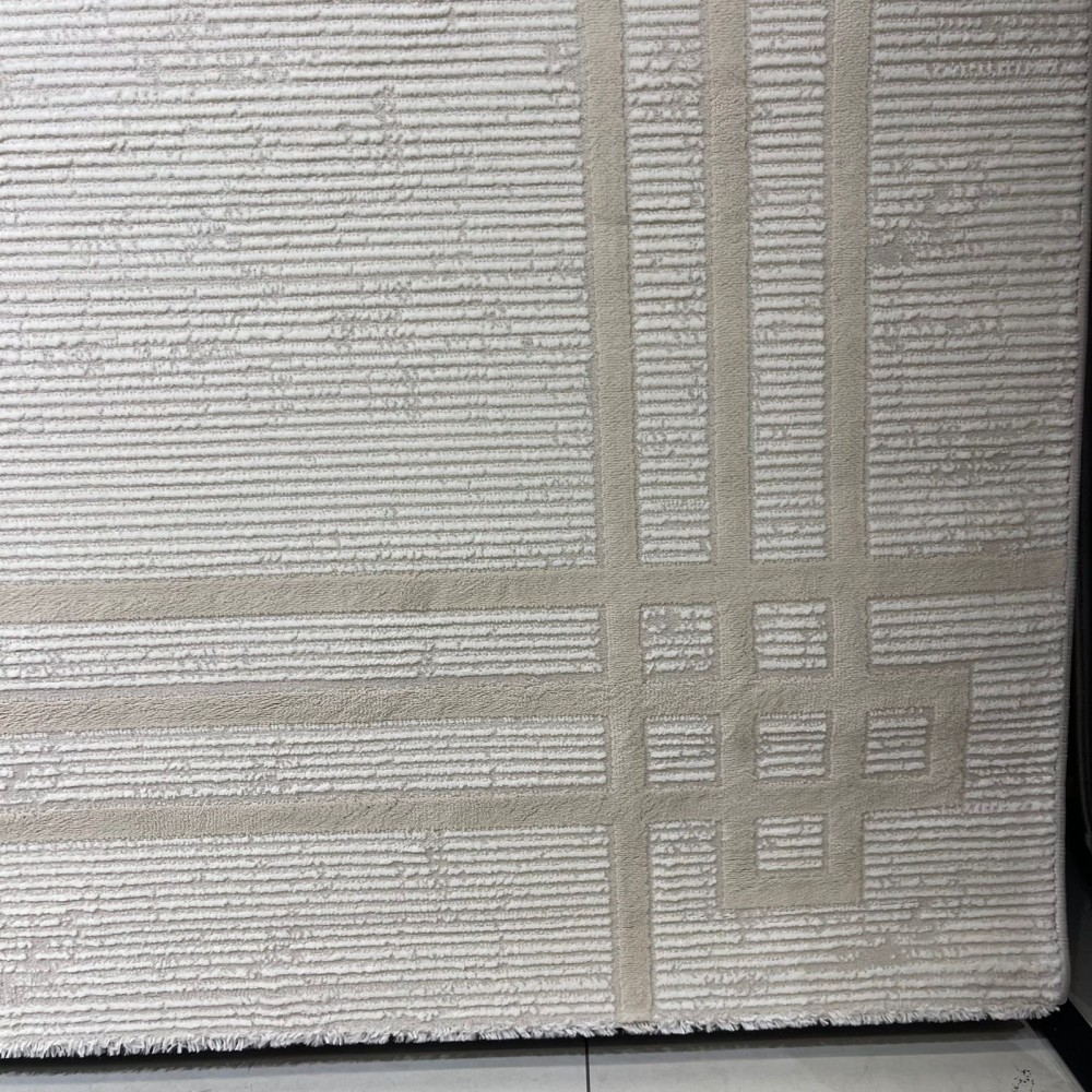 Turkish rug barwaz frame 9134A beige size 100*300 Turkish rug barwaz frame 9134A beige size 100*300