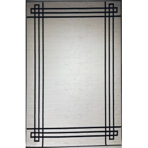 Turkish rug barwaz frame 9134A black size 300*400