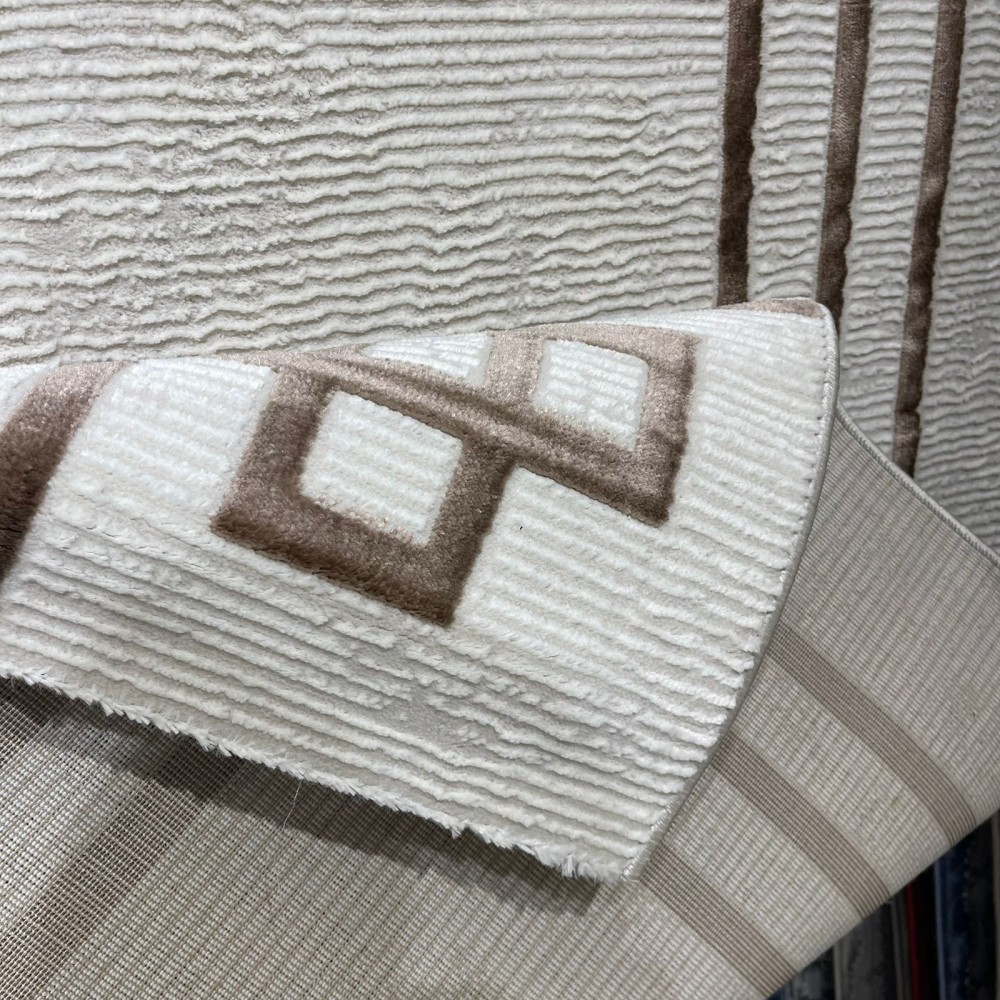 Turkish rug barwaz frame 9134A brown size 100*300 Turkish rug barwaz frame 9134A brown size 100*300