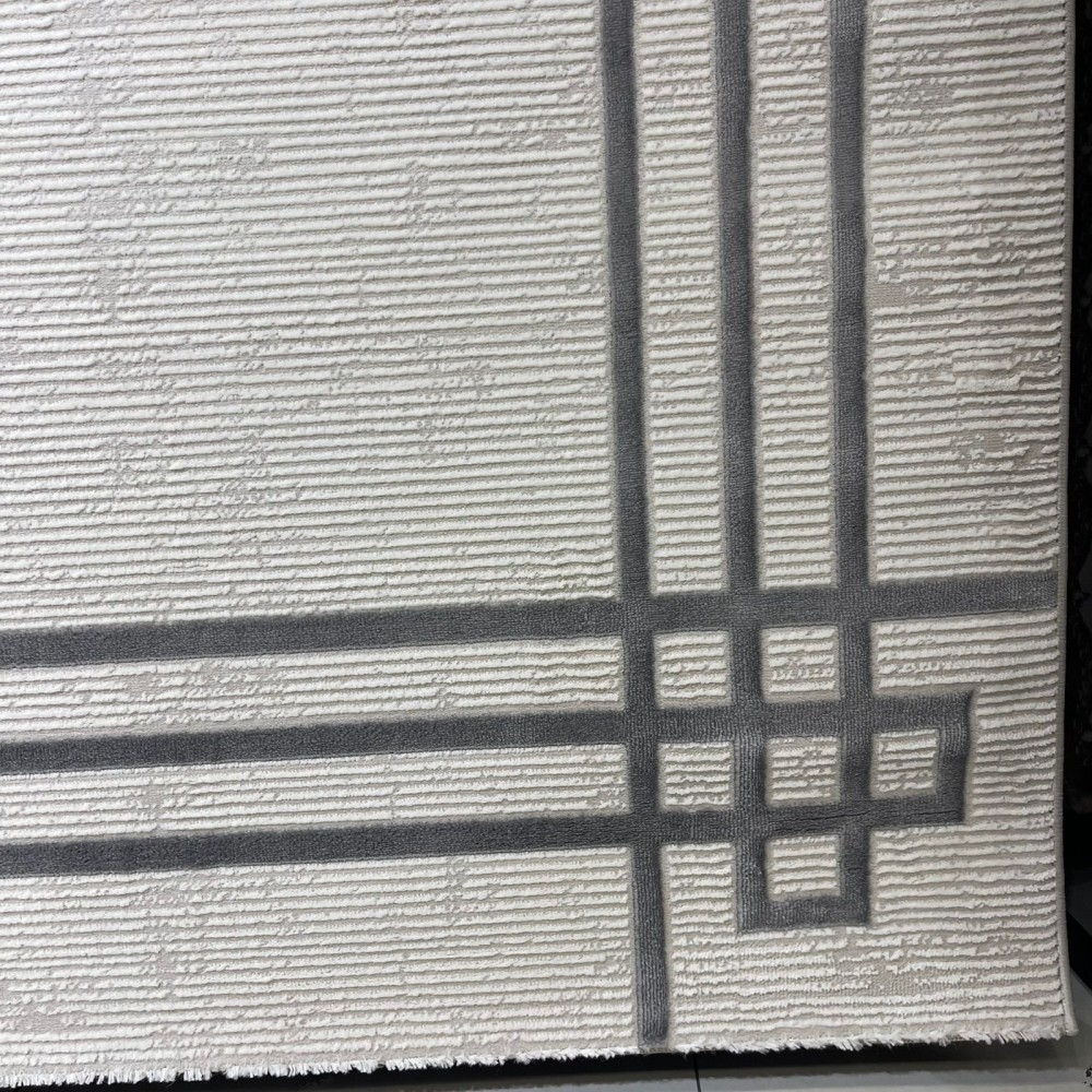 Turkish rug barwaz frame 9134A gray size 300*400 Turkish rug barwaz frame 9134A gray size 300*400