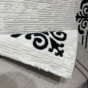 Turkish rug barwaz frame 9185A black size 100*300 Turkish rug barwaz frame 9185A black size 100*300