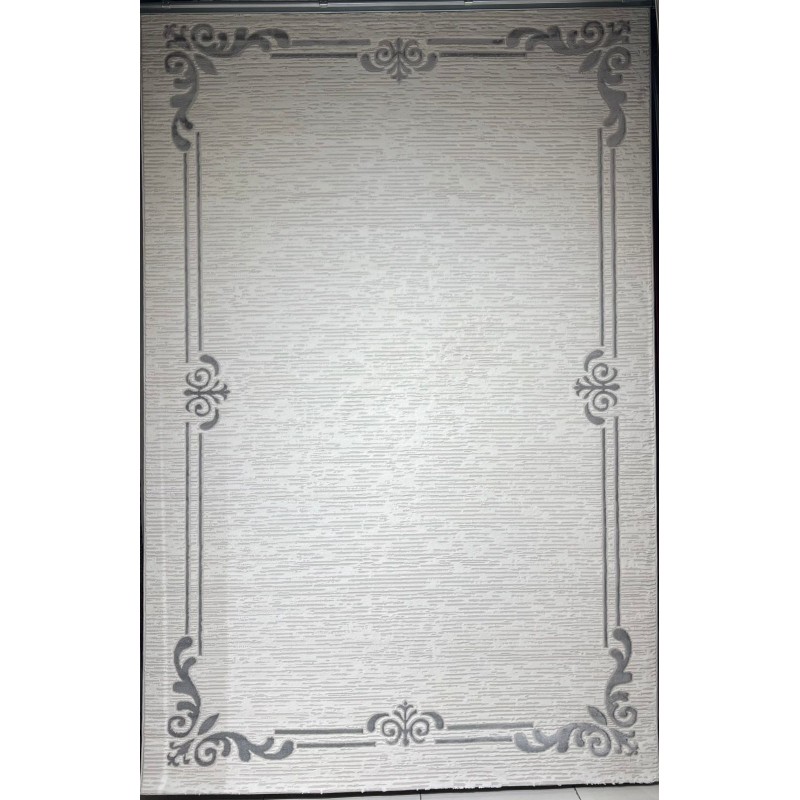 سجاد تركي اطار برواز 9185A رصاصي مقاس 100*300