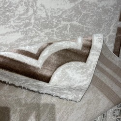 Turkish rug barwaz frame 9225A brown size 300*400