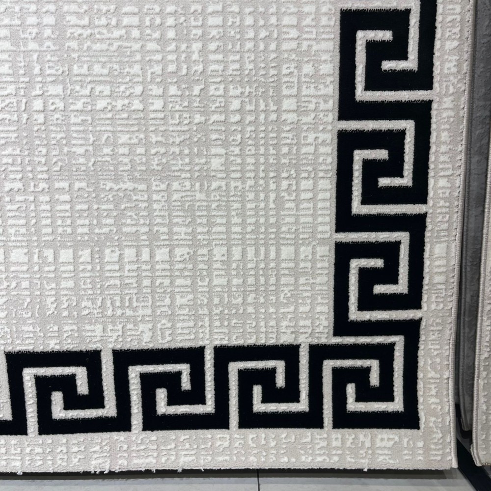 Turkish rug barwaz frame 9228A blcak size 100*300 Turkish rug barwaz frame 9228A blcak size 100*300