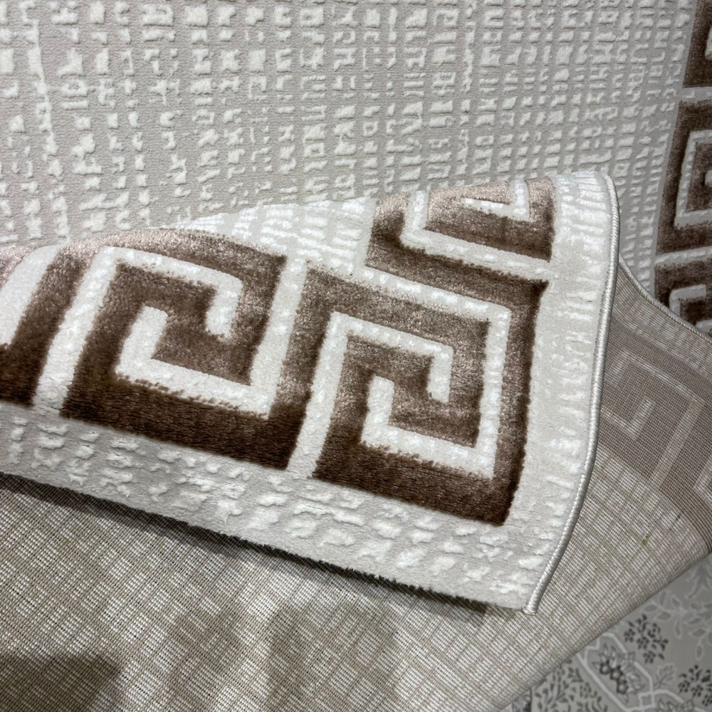 Turkish rug barwaz frame 9228A BROWN size 300*400 Turkish rug barwaz frame 9228A BROWN size 300*400