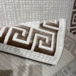 Turkish rug barwaz frame 9228A BROWN size 300*400